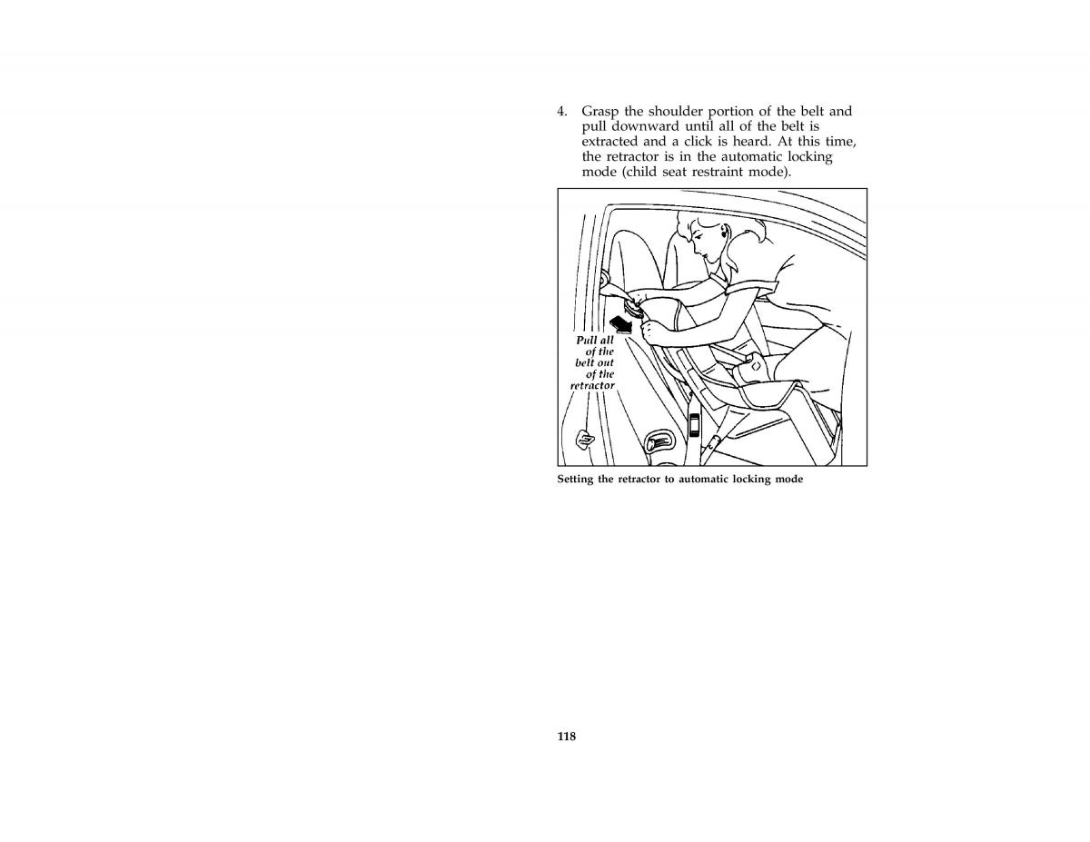 Ford Probe II 2 owners manual / page 121