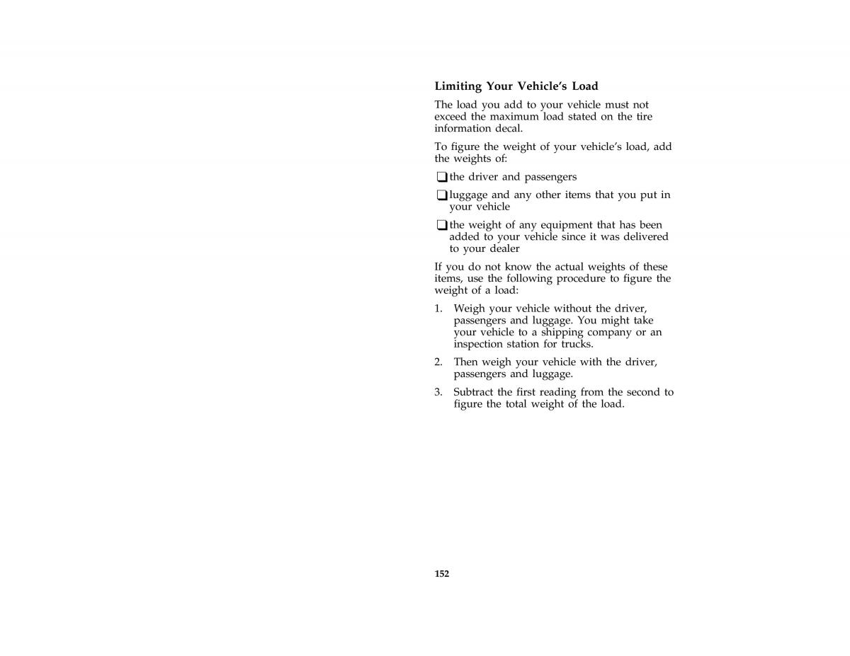 Ford Probe II 2 owners manual / page 155