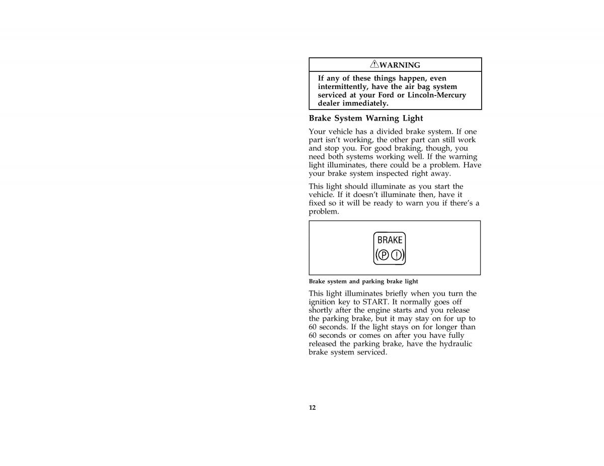 Ford Probe II 2 owners manual / page 16