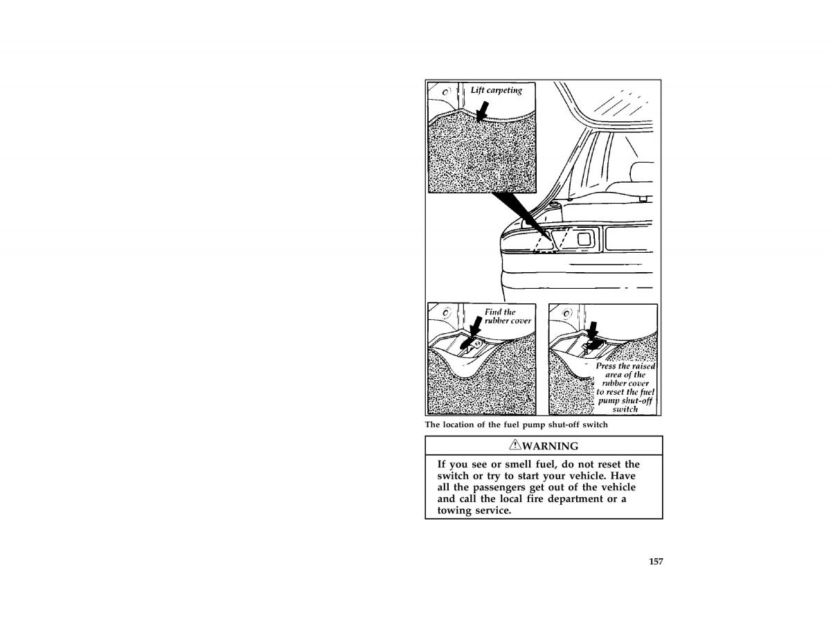 Ford Probe II 2 owners manual / page 160