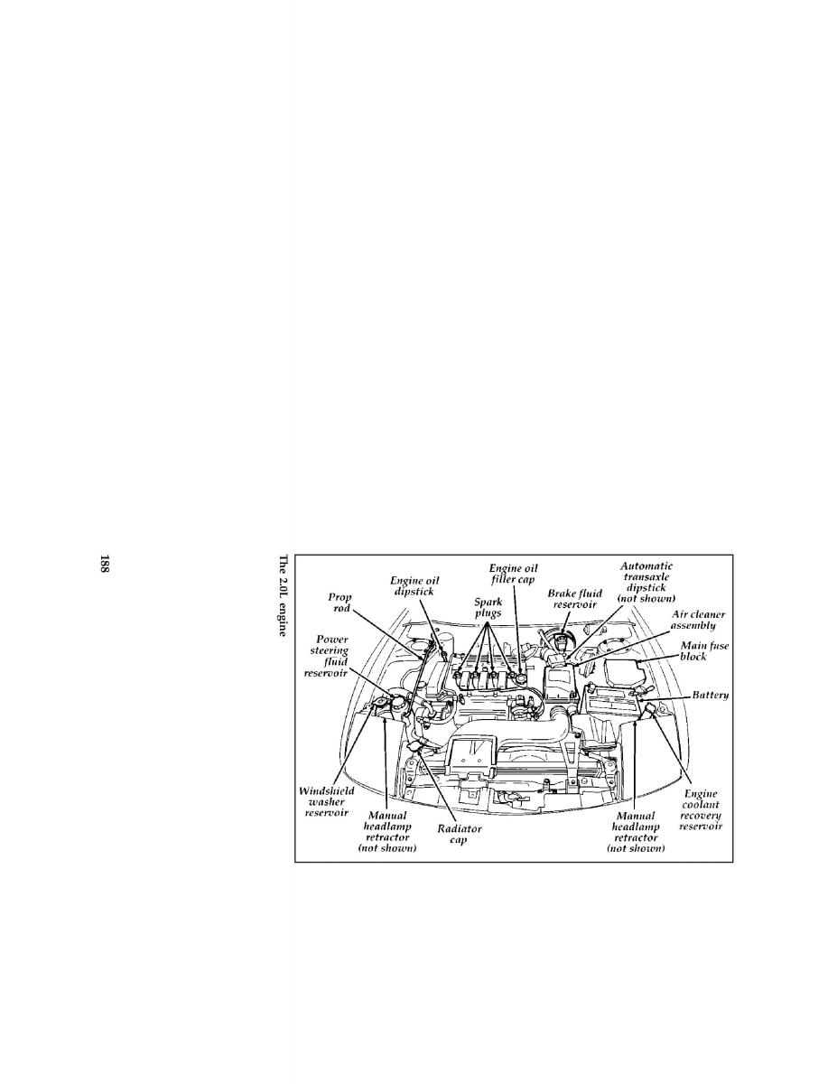 Ford Probe II 2 owners manual / page 190