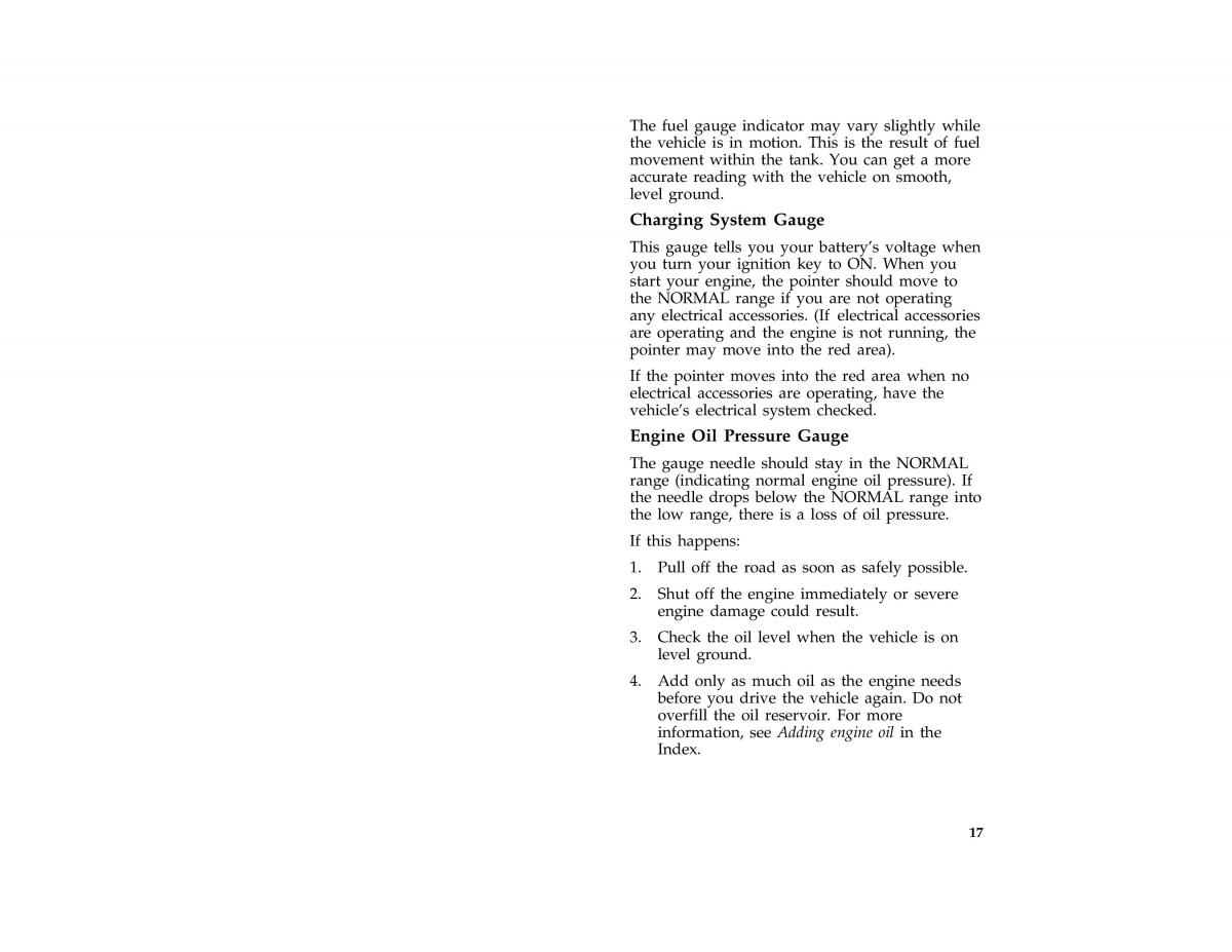 Ford Probe II 2 owners manual / page 21