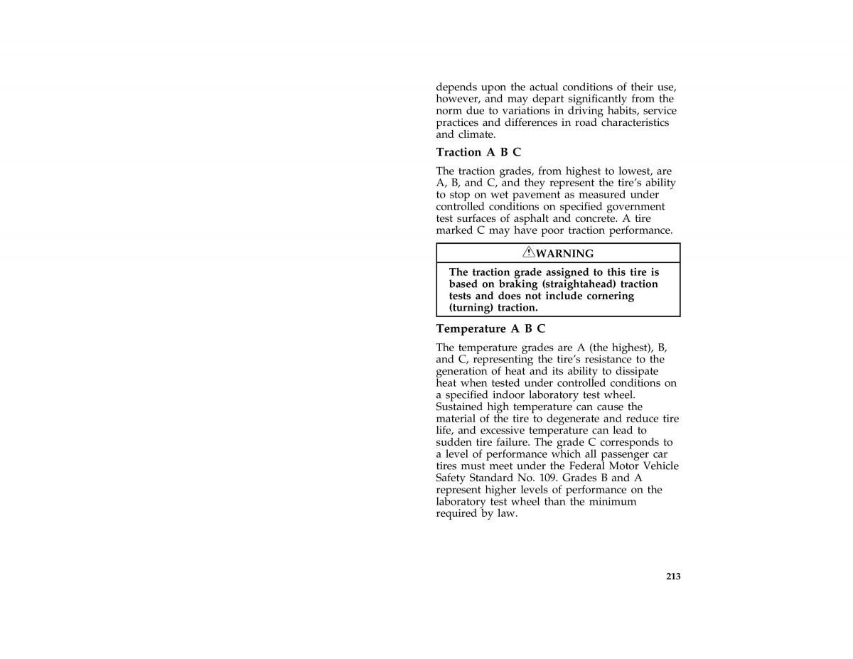 Ford Probe II 2 owners manual / page 215