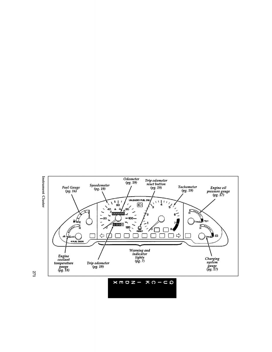 Ford Probe II 2 owners manual / page 267