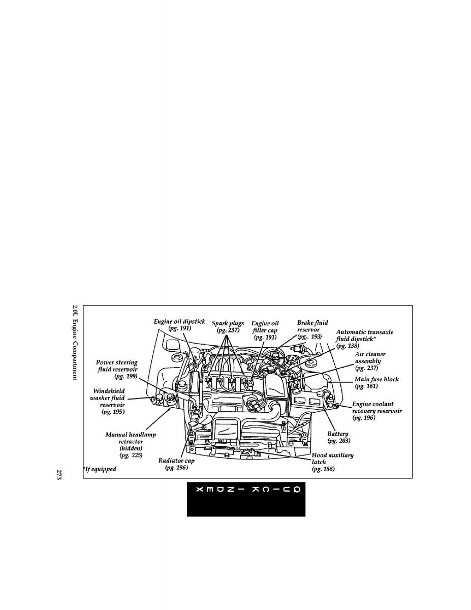 Ford Probe II 2 owners manual / page 269