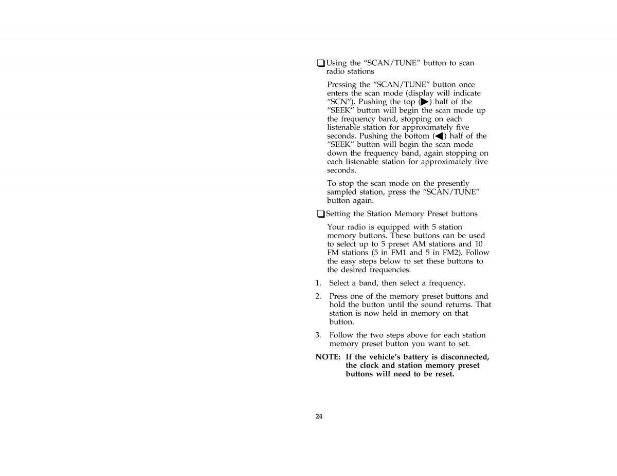 Ford Probe II 2 owners manual / page 27