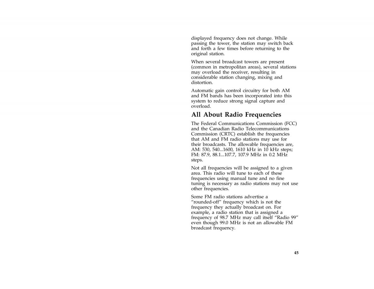 Ford Probe II 2 owners manual / page 48