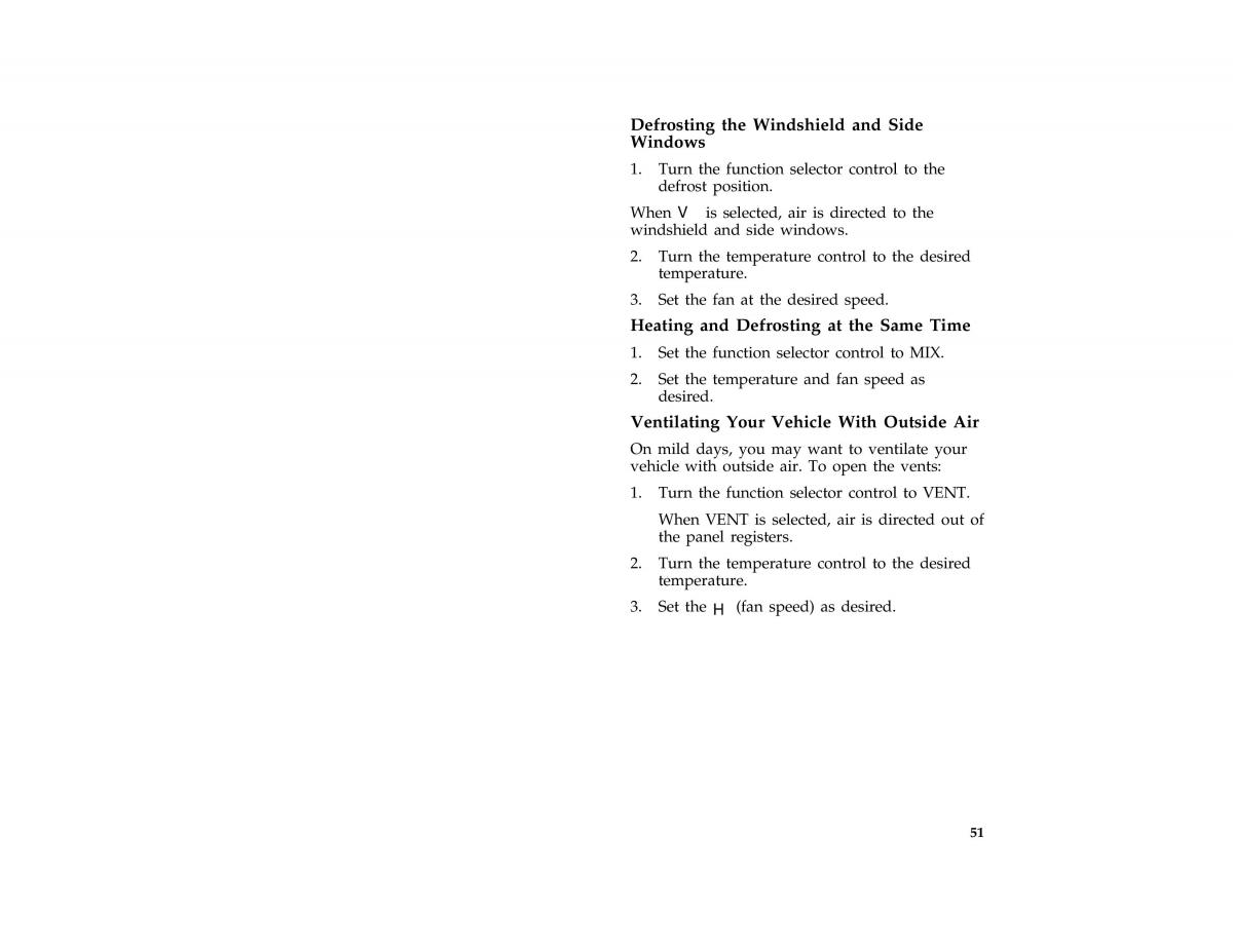 Ford Probe II 2 owners manual / page 54