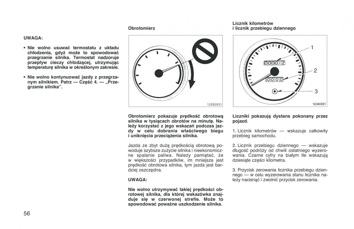 Toyota RAV4 I 1 instrukcja obslugi / page 63