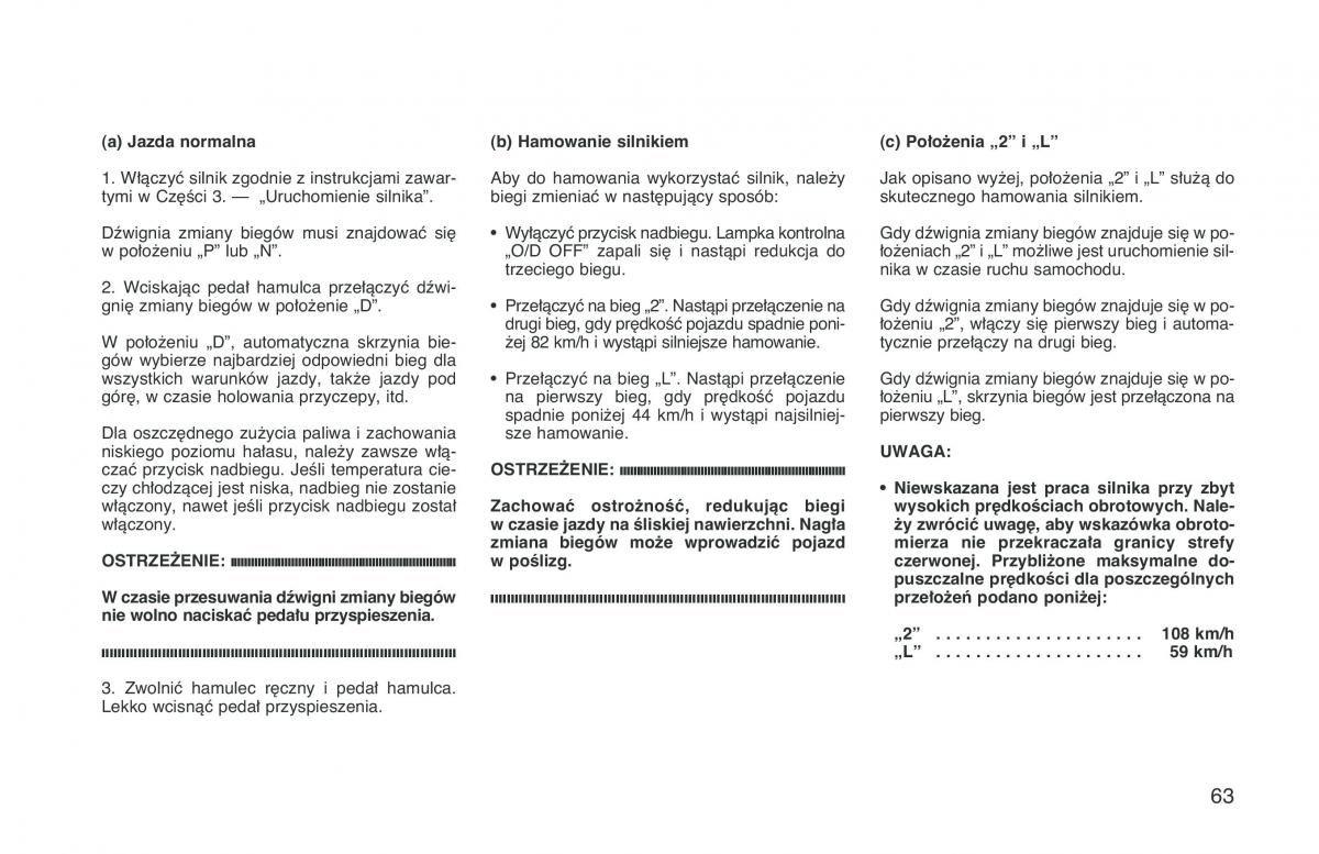 Toyota RAV4 I 1 instrukcja obslugi / page 70