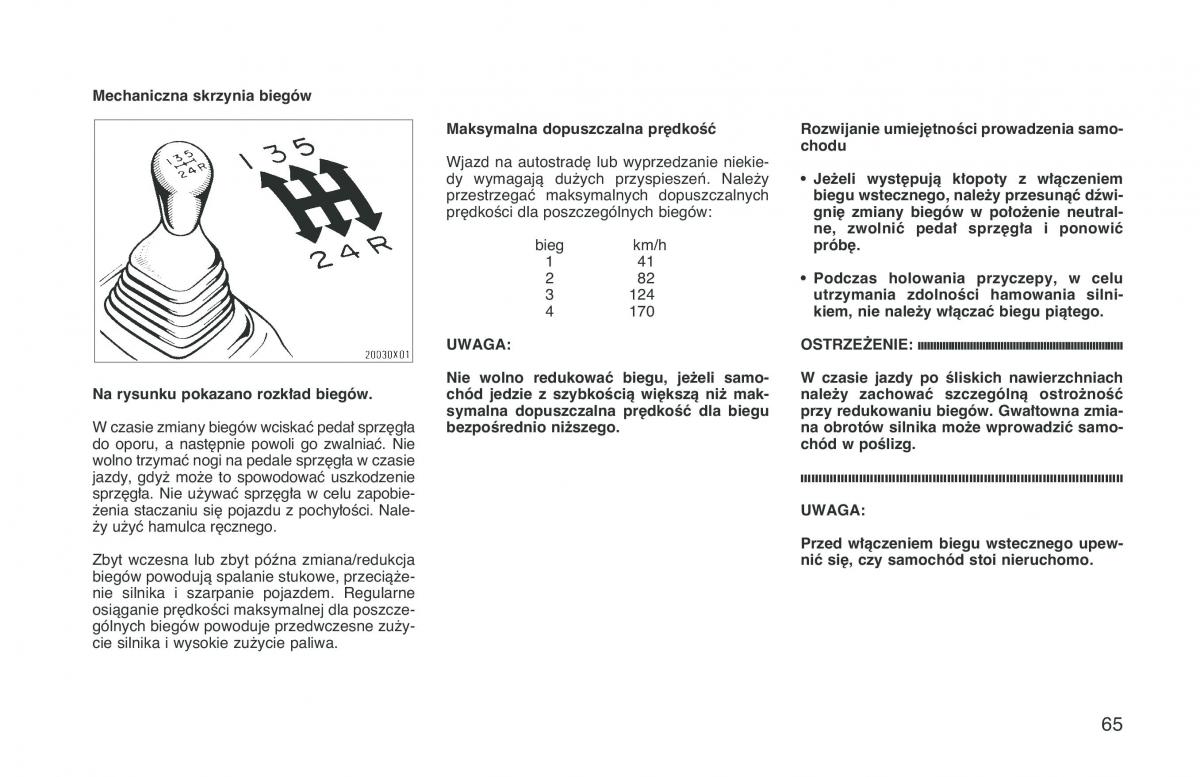 Toyota RAV4 I 1 instrukcja obslugi / page 72