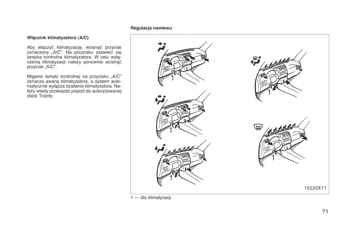 Toyota RAV4 I 1 instrukcja obslugi / page 78