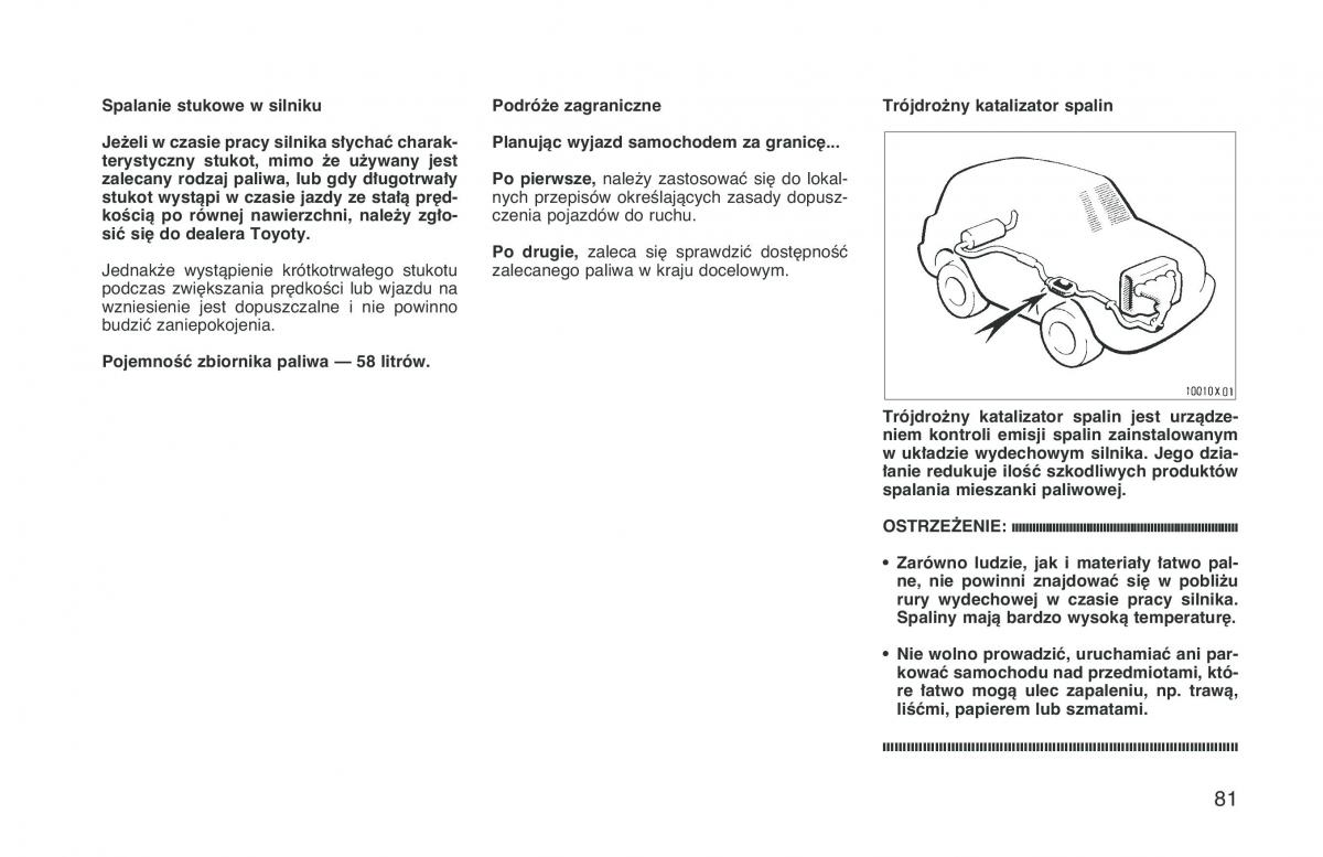 Toyota RAV4 I 1 instrukcja obslugi / page 88