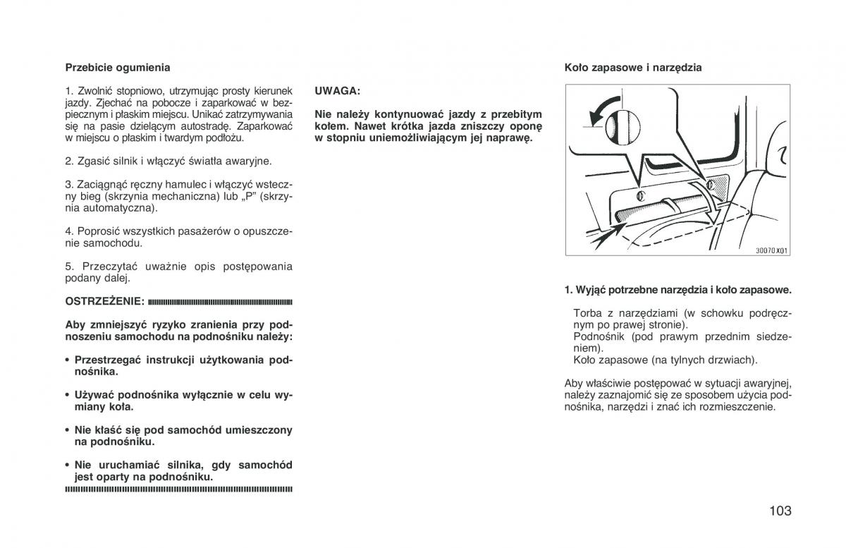 Toyota RAV4 I 1 instrukcja obslugi / page 110