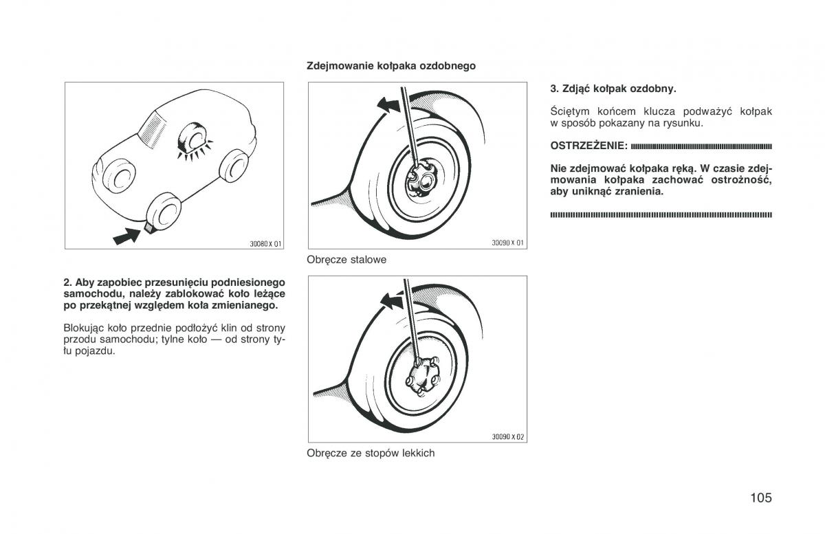 Toyota RAV4 I 1 instrukcja obslugi / page 112