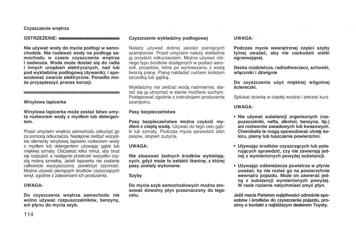 Toyota RAV4 I 1 instrukcja obslugi / page 121
