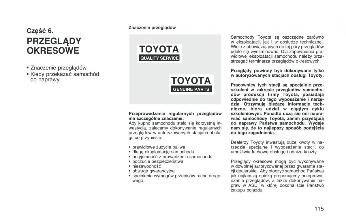 Toyota RAV4 I 1 instrukcja obslugi / page 122