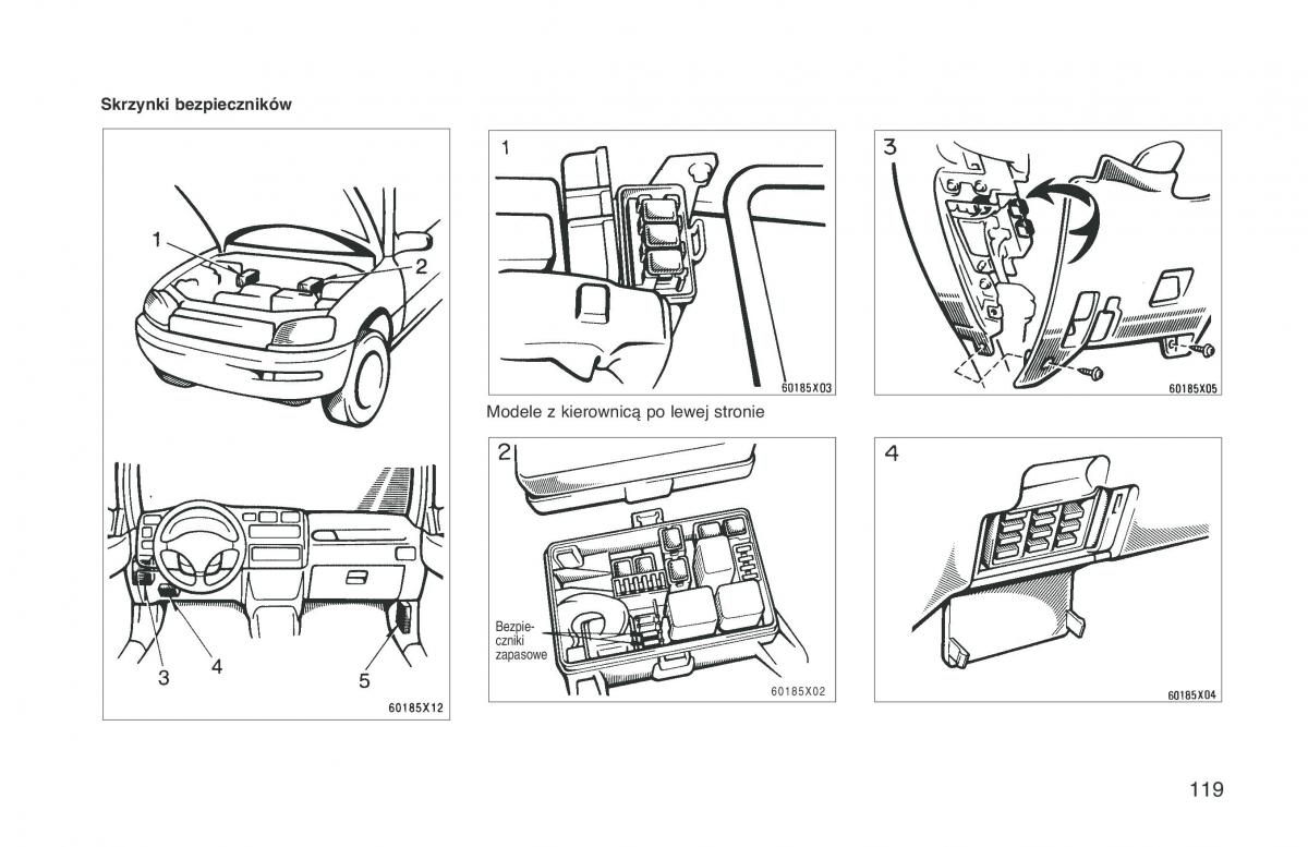 Toyota RAV4 I 1 instrukcja obslugi / page 126