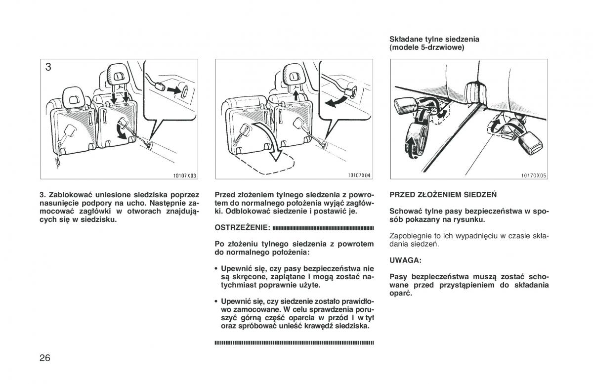 Toyota RAV4 I 1 instrukcja obslugi / page 33