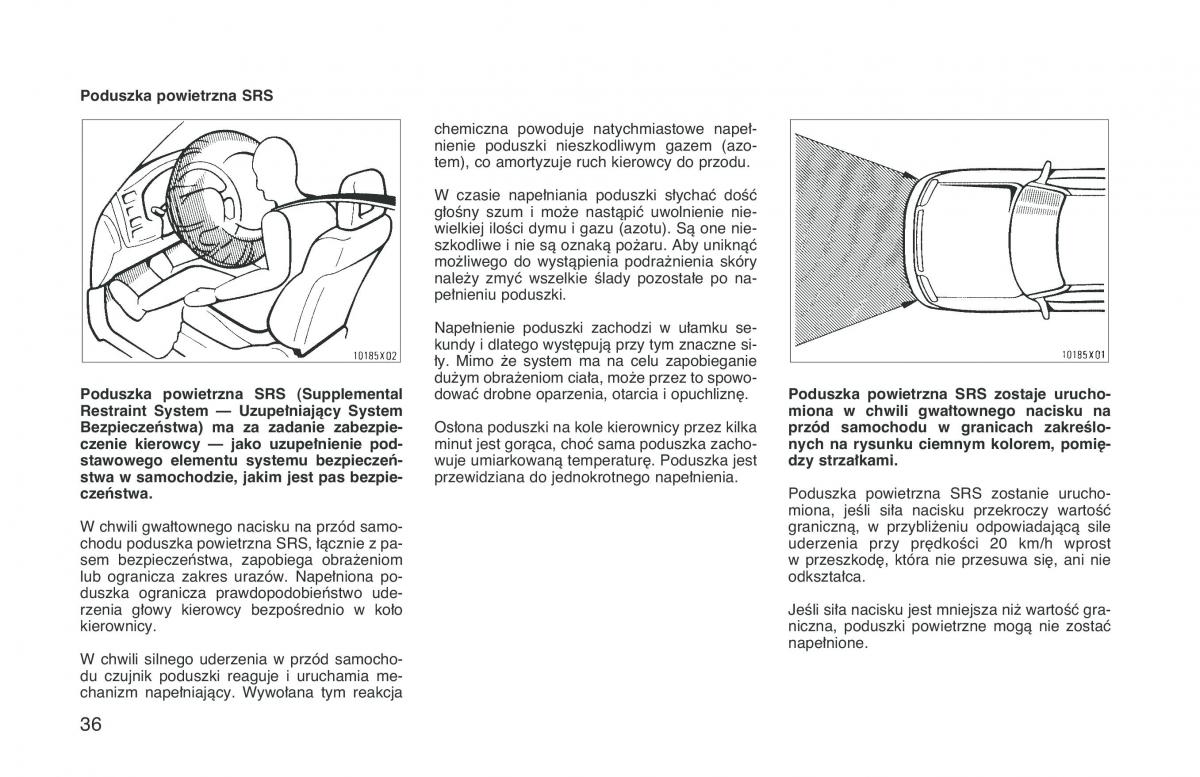 Toyota RAV4 I 1 instrukcja obslugi / page 43