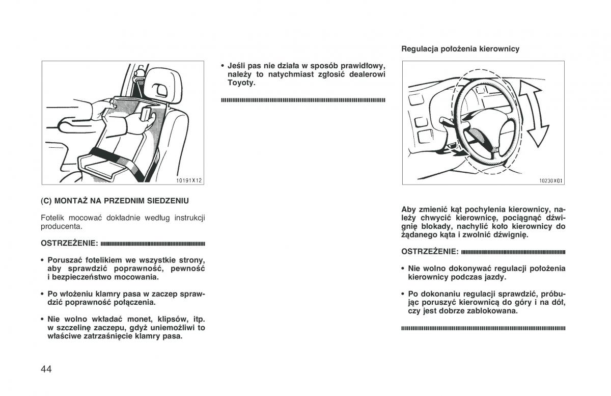 Toyota RAV4 I 1 instrukcja obslugi / page 51