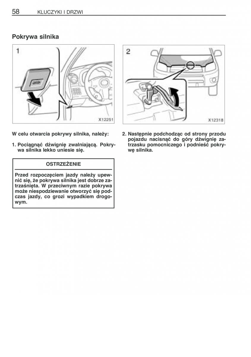 instrukcja obsługi Toyota RAV4 Toyota RAV4 III 3 instrukcja / page 69