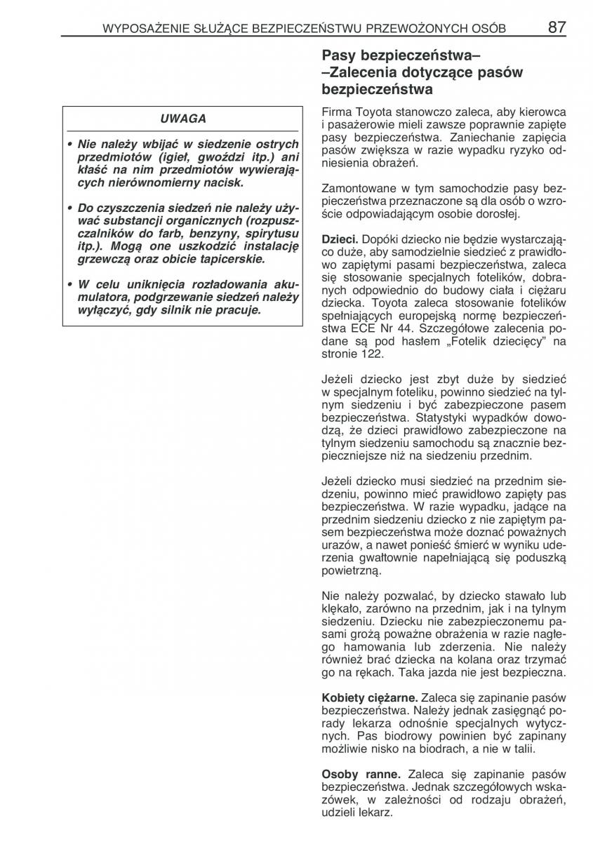 instrukcja obsługi Toyota RAV4 Toyota RAV4 III 3 instrukcja / page 98