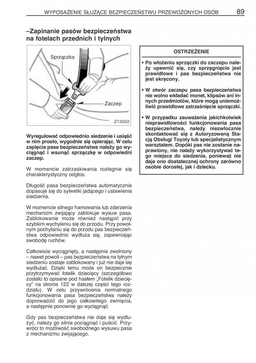 instrukcja obsługi Toyota RAV4 Toyota RAV4 III 3 instrukcja / page 100