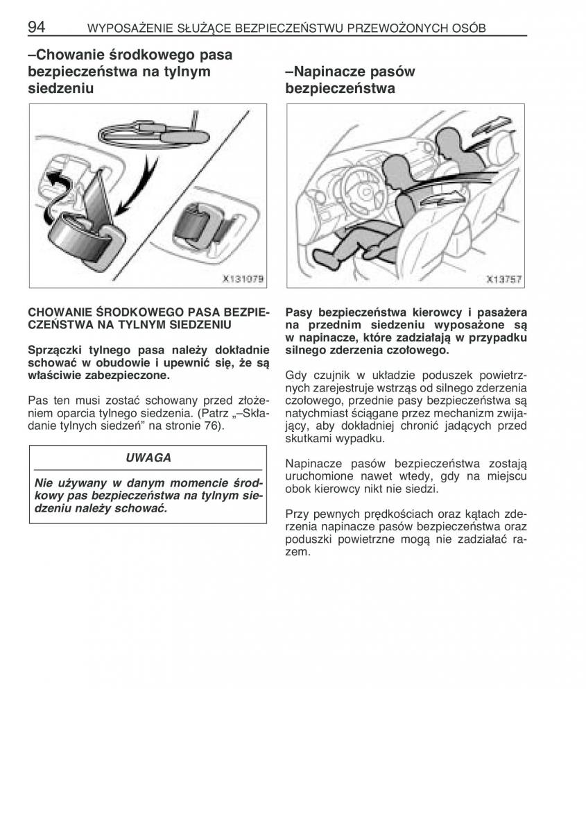 instrukcja obsługi Toyota RAV4 Toyota RAV4 III 3 instrukcja / page 105