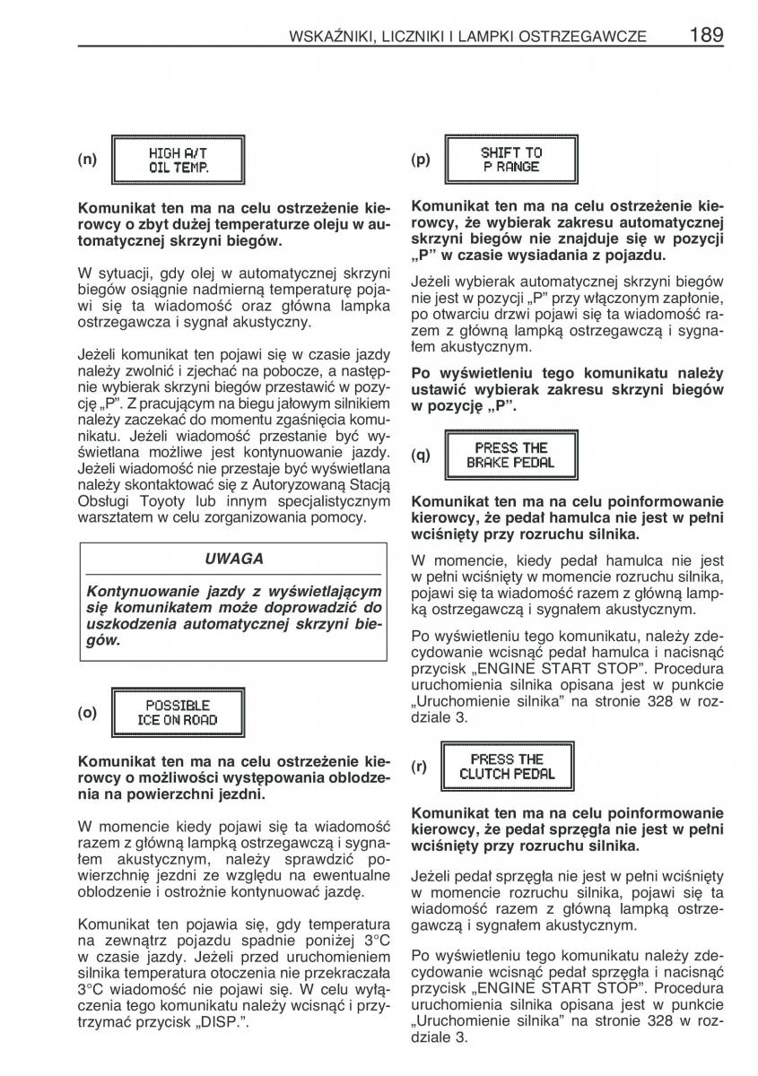 instrukcja obsługi Toyota RAV4 Toyota RAV4 III 3 instrukcja / page 200