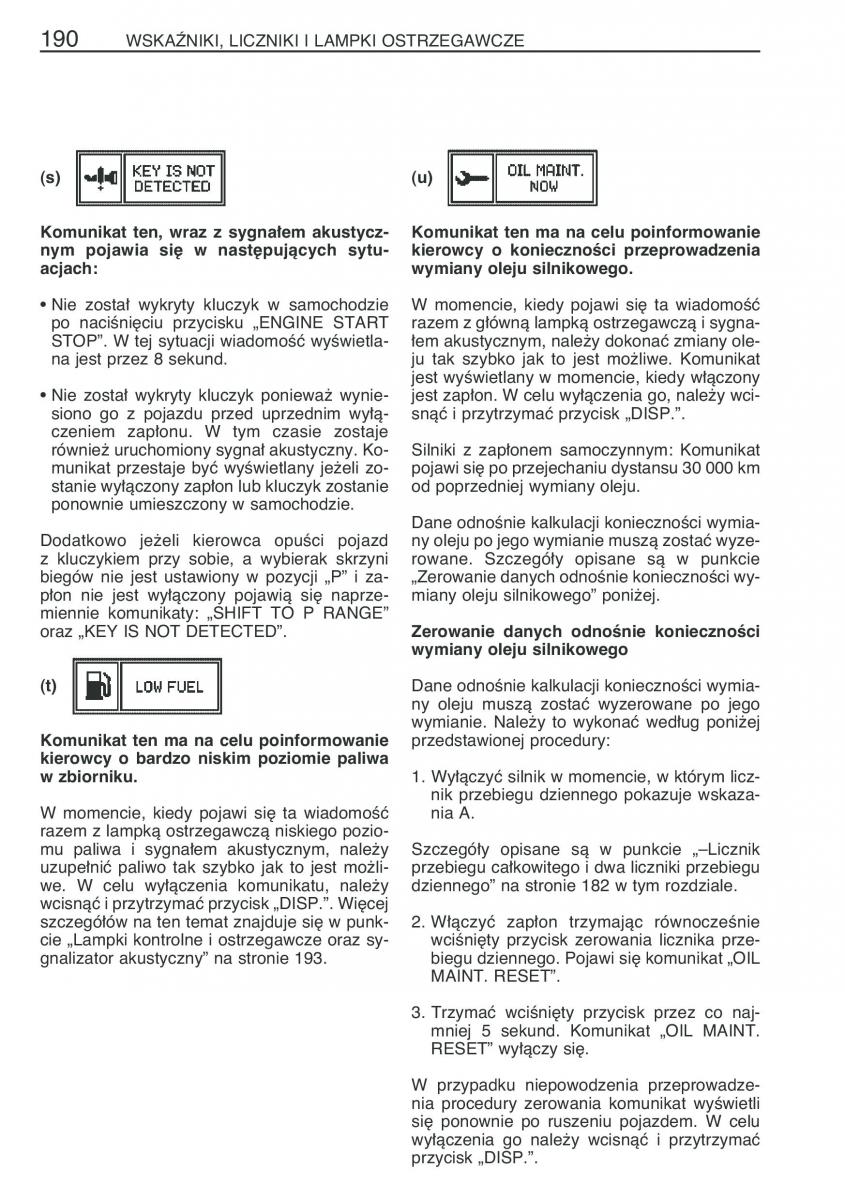 instrukcja obsługi Toyota RAV4 Toyota RAV4 III 3 instrukcja / page 201