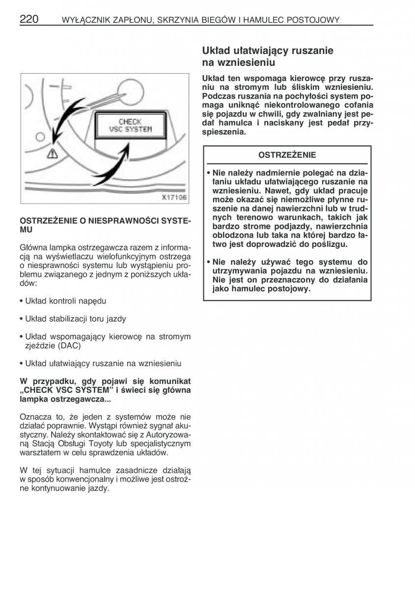 instrukcja obsługi Toyota RAV4 Toyota RAV4 III 3 instrukcja / page 231