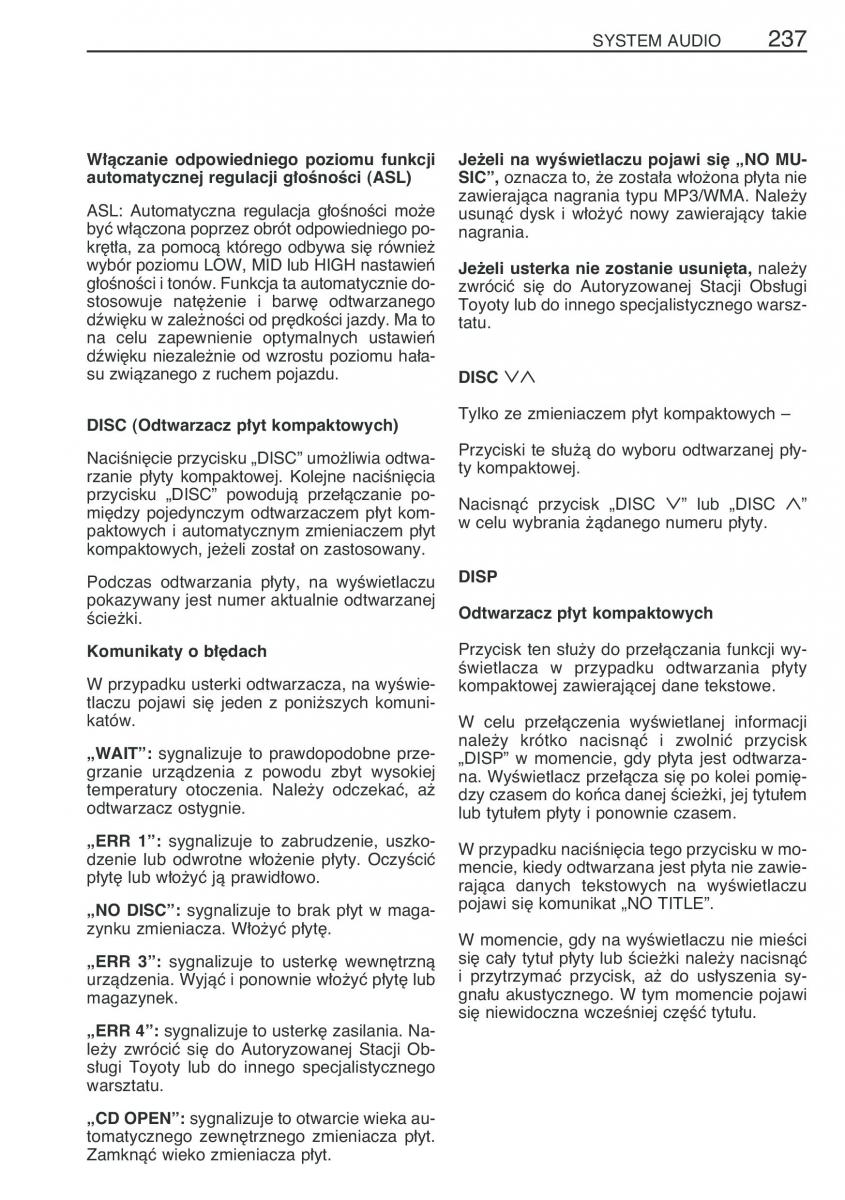 instrukcja obsługi Toyota RAV4 Toyota RAV4 III 3 instrukcja / page 248