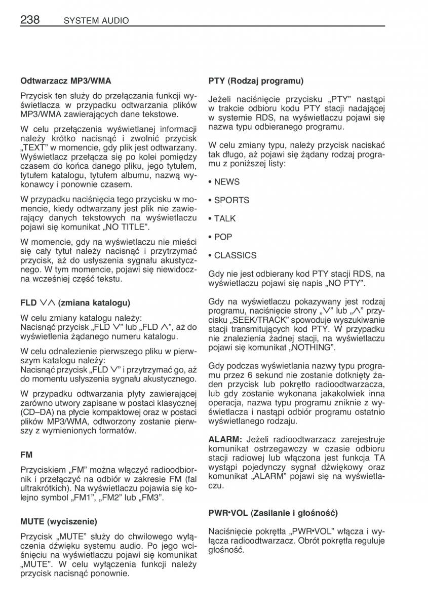 instrukcja obsługi Toyota RAV4 Toyota RAV4 III 3 instrukcja / page 249