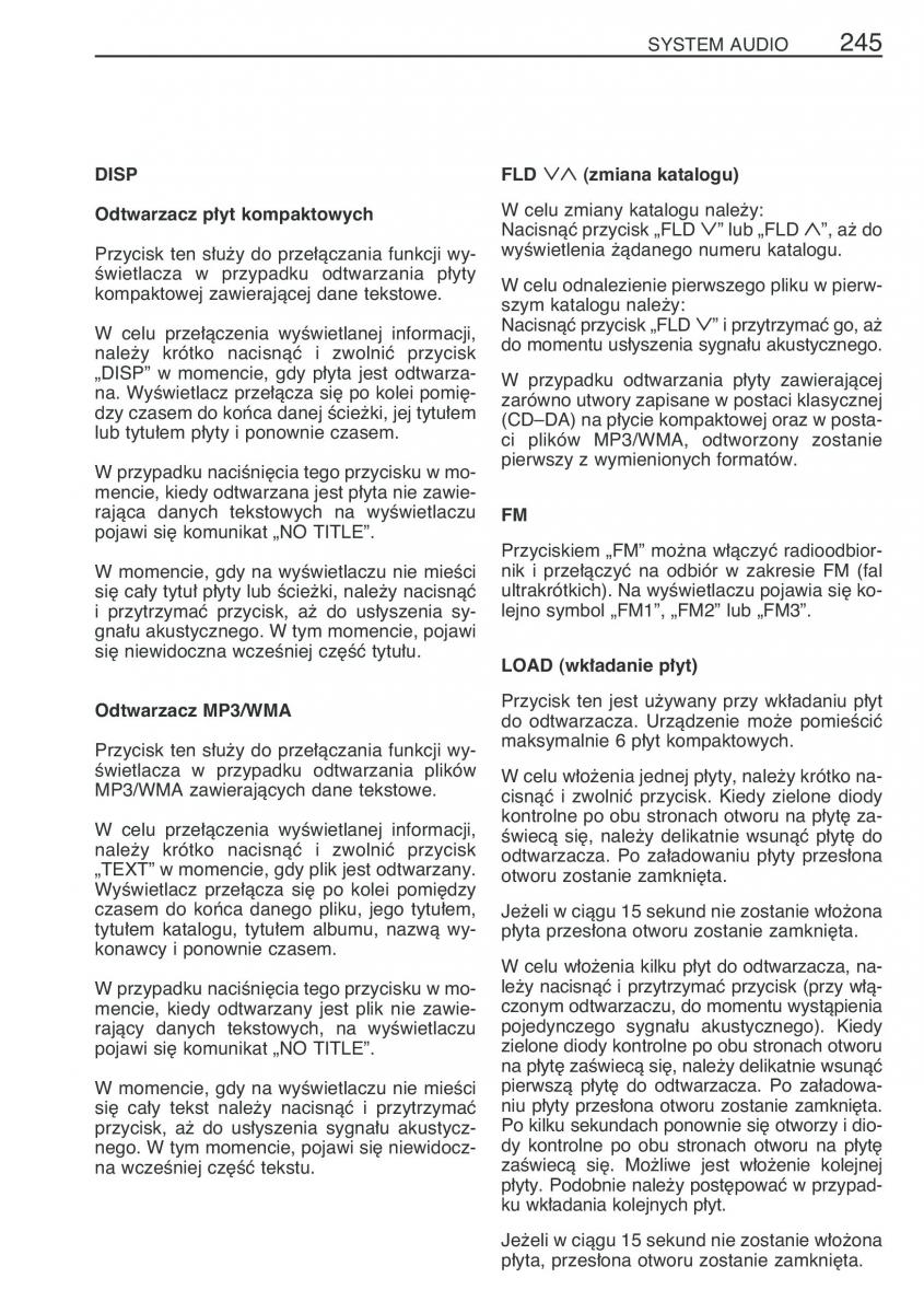 instrukcja obsługi Toyota RAV4 Toyota RAV4 III 3 instrukcja / page 256