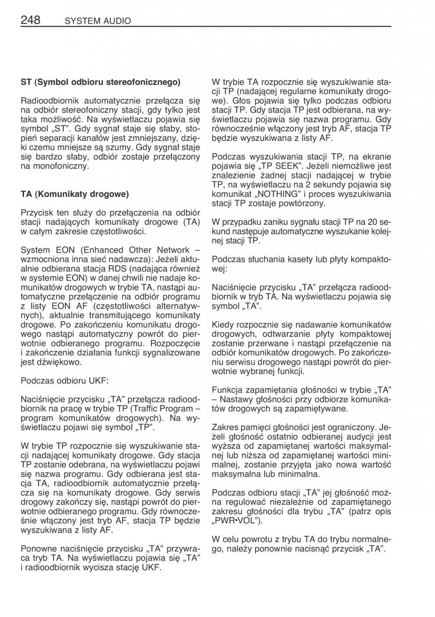 instrukcja obsługi Toyota RAV4 Toyota RAV4 III 3 instrukcja / page 259