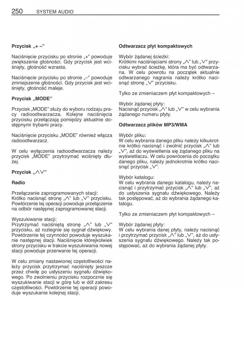 instrukcja obsługi Toyota RAV4 Toyota RAV4 III 3 instrukcja / page 261