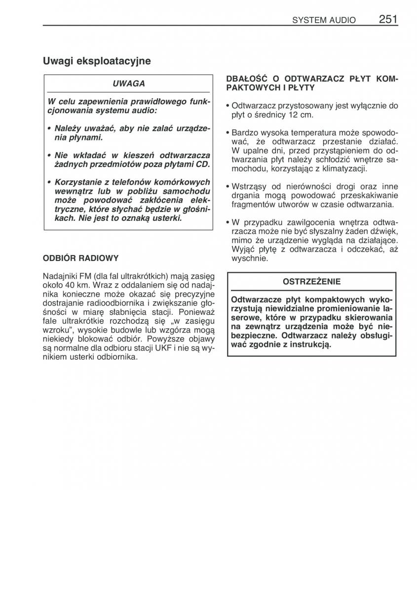 instrukcja obsługi Toyota RAV4 Toyota RAV4 III 3 instrukcja / page 262