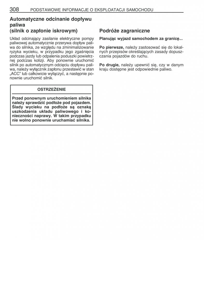 instrukcja obsługi Toyota RAV4 Toyota RAV4 III 3 instrukcja / page 319