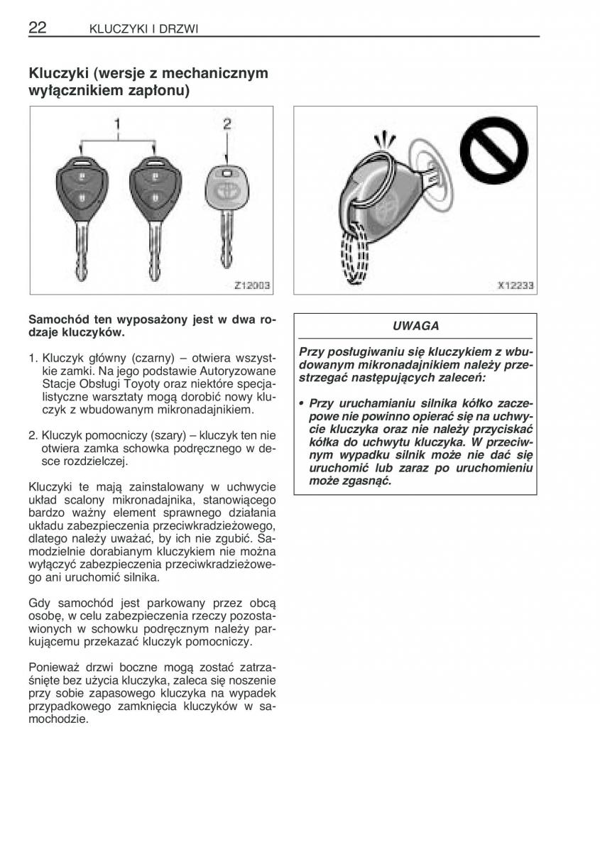 instrukcja obsługi Toyota RAV4 Toyota RAV4 III 3 instrukcja / page 33