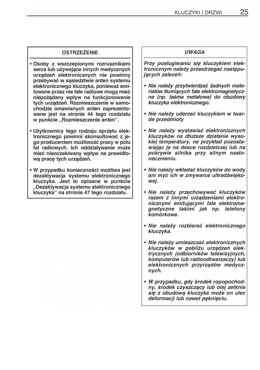 instrukcja obsługi Toyota RAV4 Toyota RAV4 III 3 instrukcja / page 36