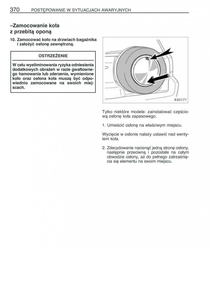 instrukcja obsługi Toyota RAV4 Toyota RAV4 III 3 instrukcja / page 381