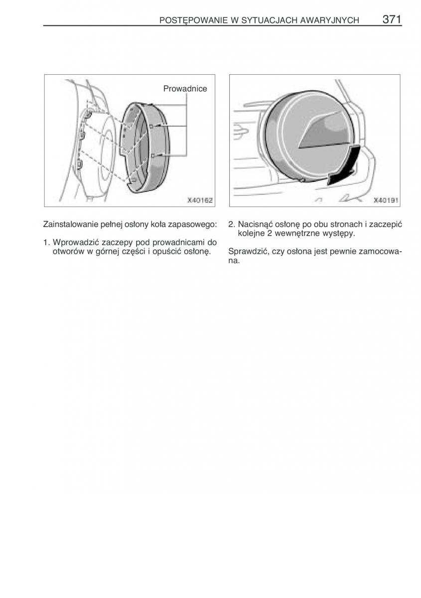 instrukcja obsługi Toyota RAV4 Toyota RAV4 III 3 instrukcja / page 382