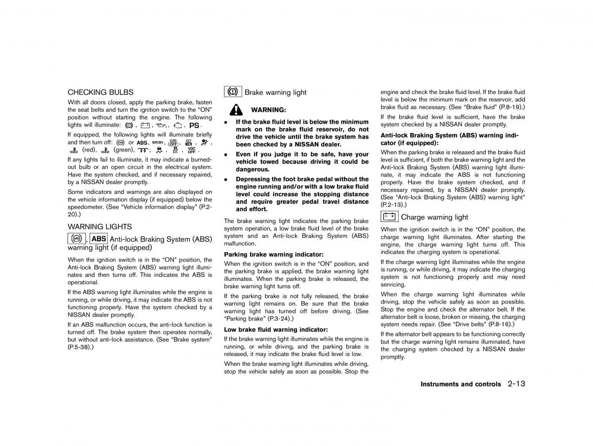 Nissan Micra March K13 owners manual / page 68