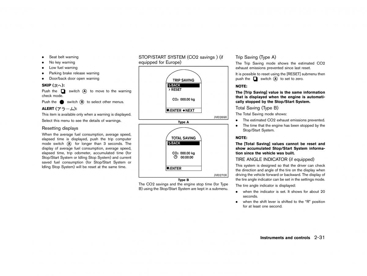 Nissan Micra March K13 owners manual / page 86