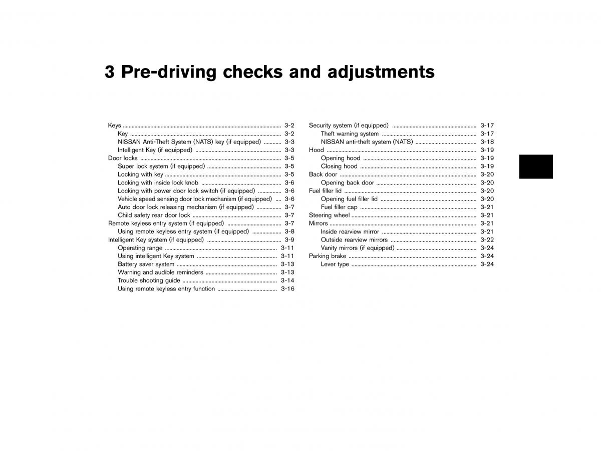 Nissan Micra March K13 owners manual / page 104