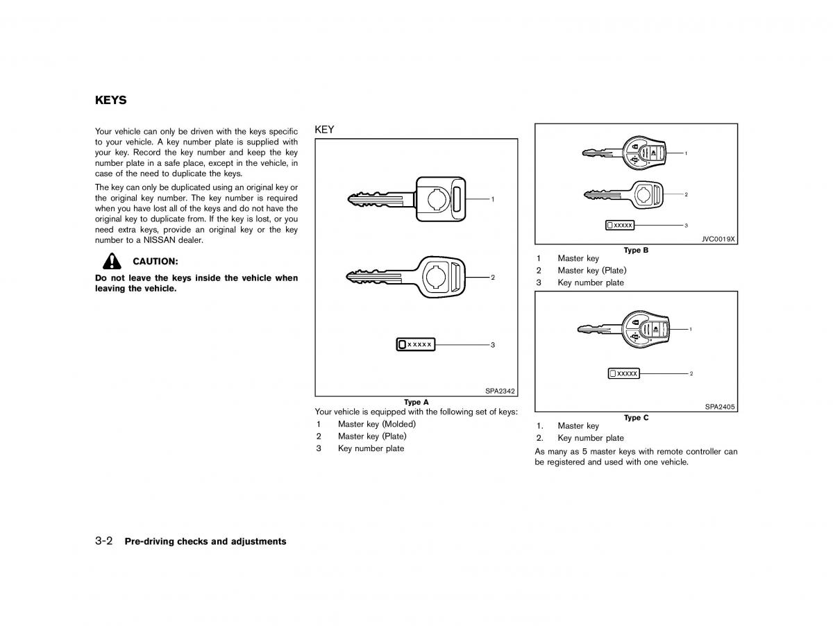 Nissan Micra March K13 owners manual / page 105