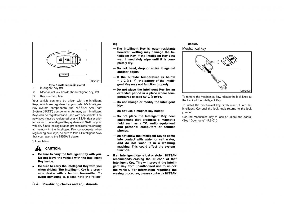 Nissan Micra March K13 owners manual / page 107