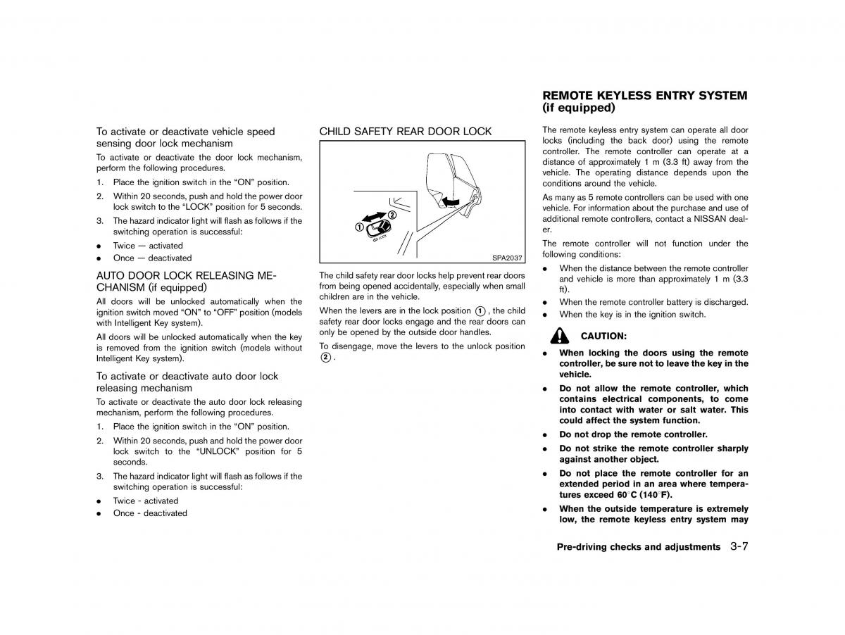 Nissan Micra March K13 owners manual / page 110