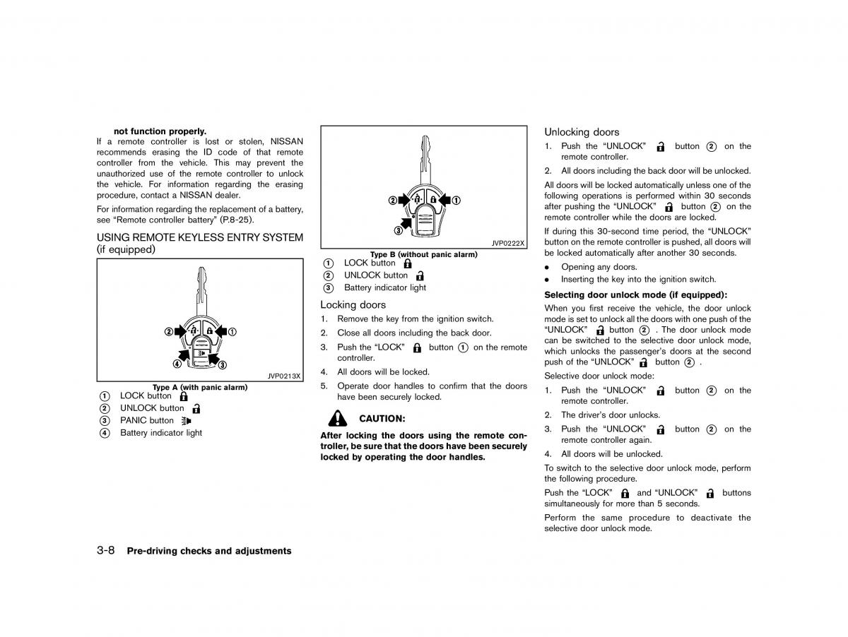 Nissan Micra March K13 owners manual / page 111